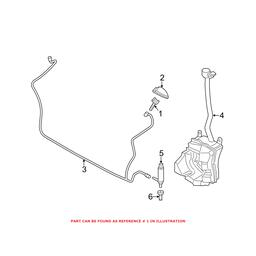 Headlight Washer Nozzle - Front Pasenger Side